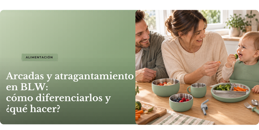 Arcadas y atragantamiento en BLW: cómo diferenciarlos y ¿qué hacer?