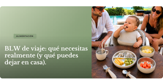 Guía simple que explica que necesitas para ir de viaje si sigues el método BLW