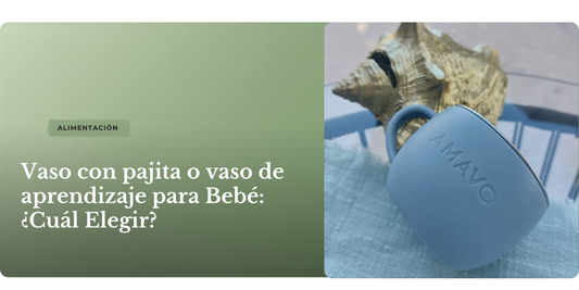 Vaso con pajita o vaso de aprendizaje para bebe artículo explicativo sobre cual es la mejor opción a elegir.