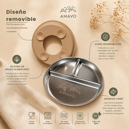 Diseño removible para una limpieza profunda y desinfección completa.