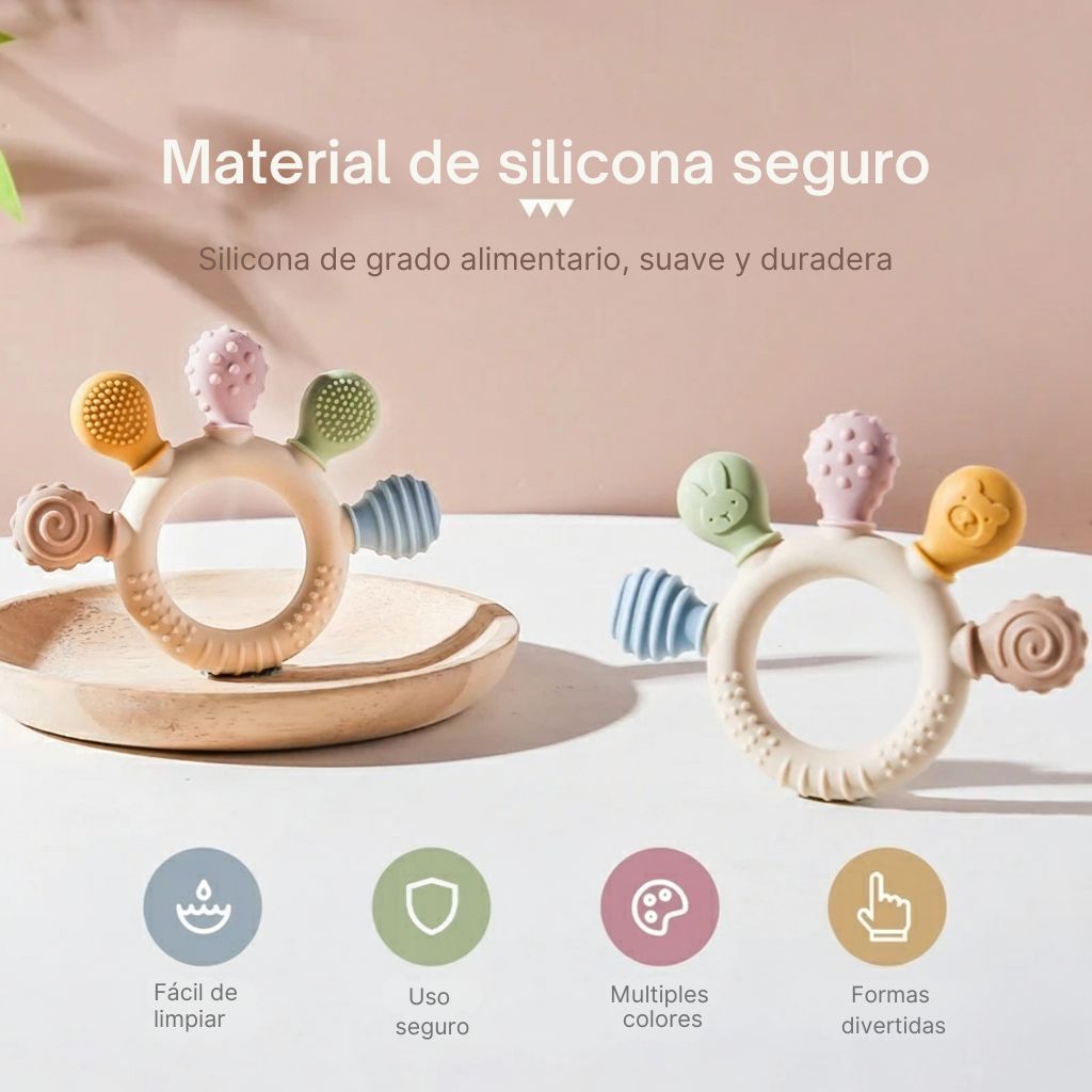 Mordedor libre de BPA, ftalatos y sustancias tóxicas con certificación